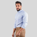 Men's Oxford Pattern Wrinkle Free Shirt