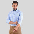 Men's Oxford Pattern Wrinkle Free Shirt