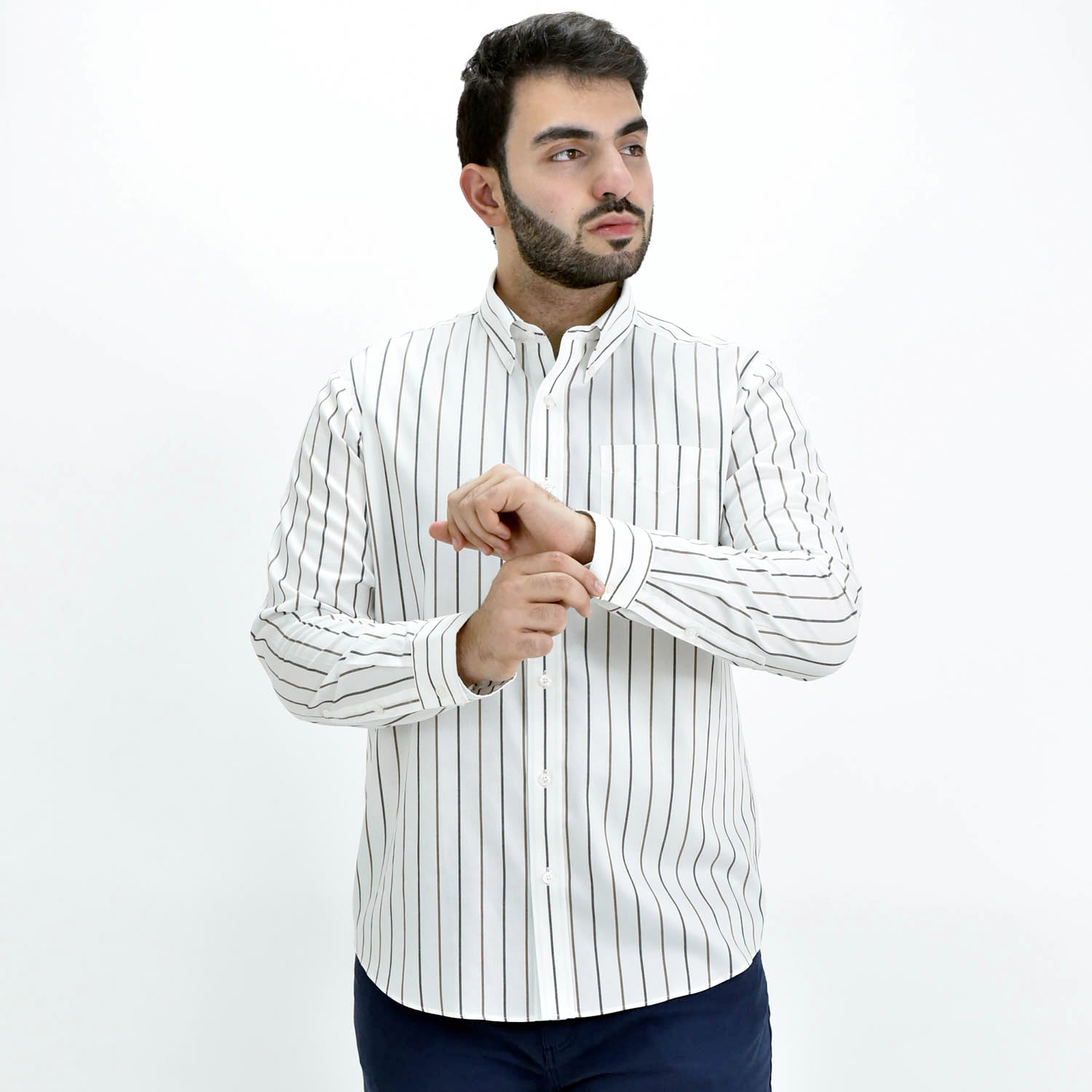 Men's Wrinkle Free Cotton Shirt: Comfort & Style