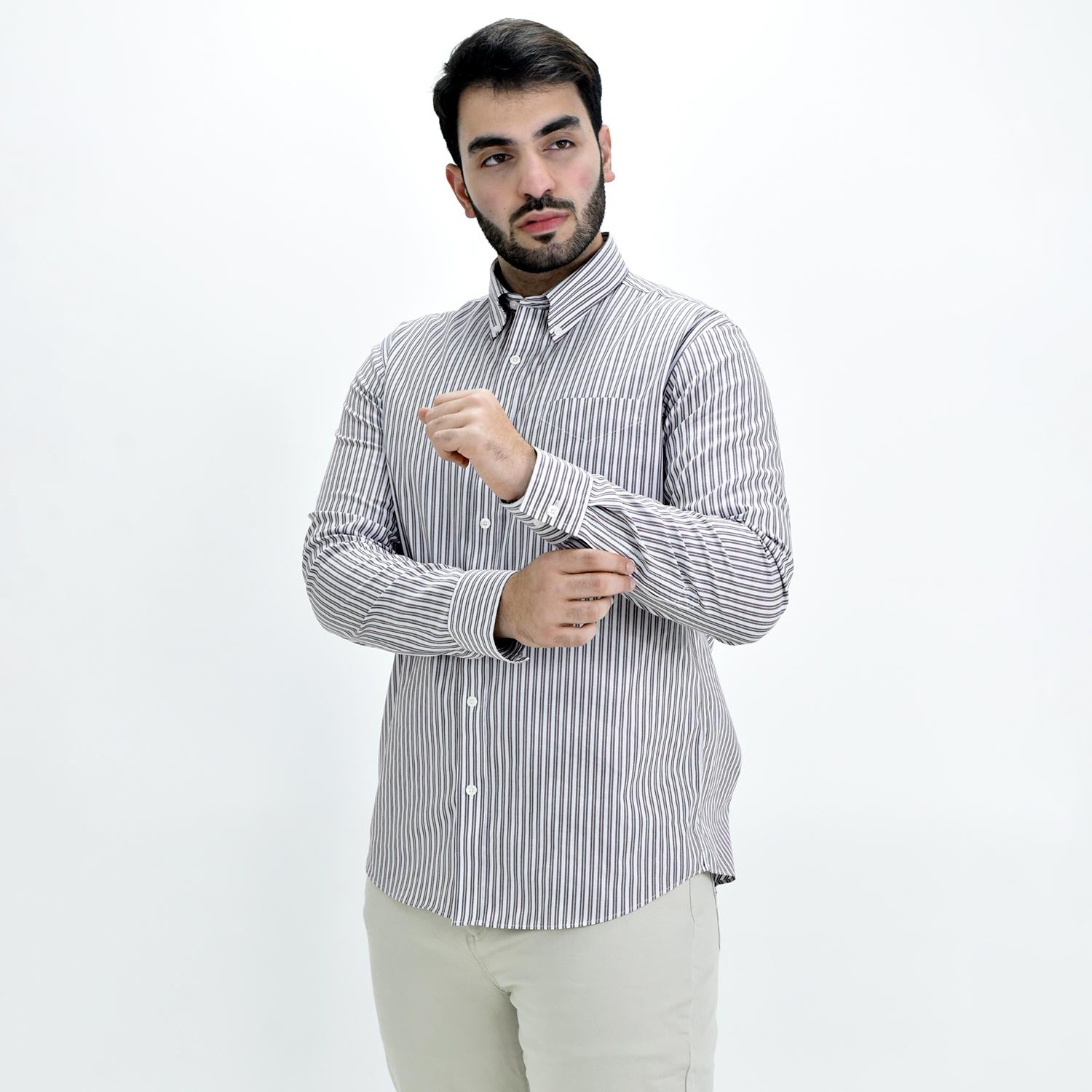 Men's Wrinkle Free Cotton Shirt: Comfort & Style