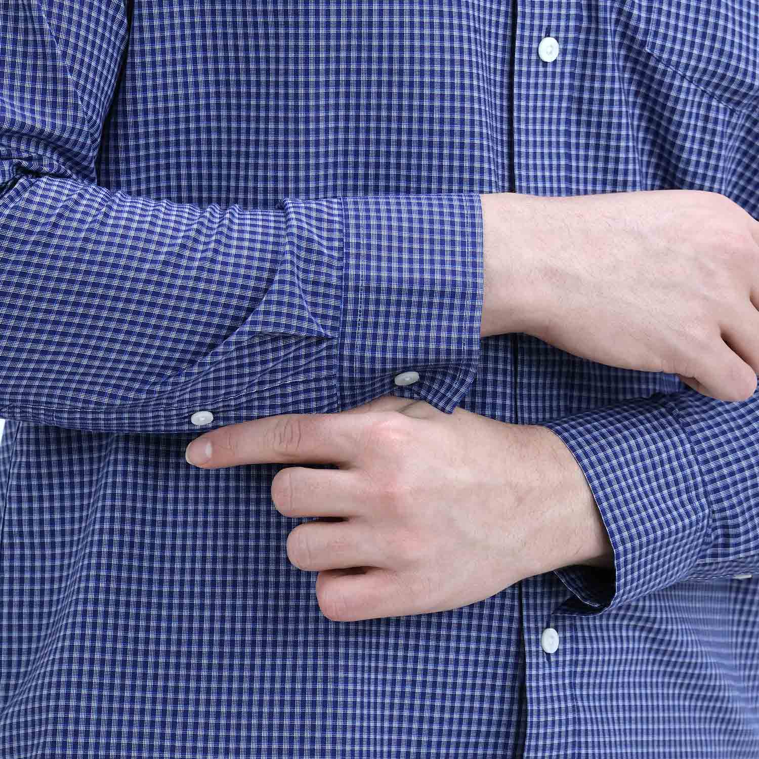 Men's Wrinkle Free Cotton Shirt: Comfort & Style