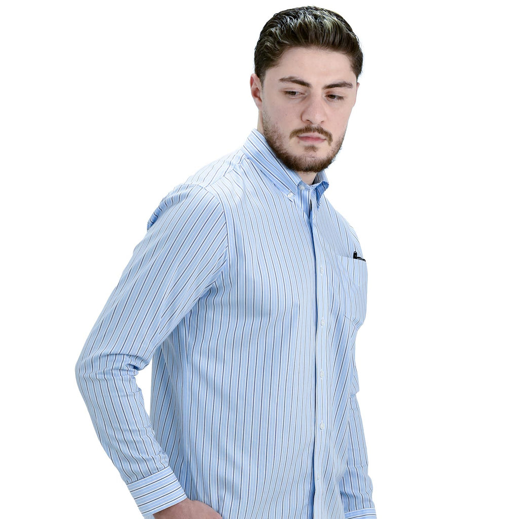 Men's Wrinkle Free Cotton Shirt: Comfort & Style