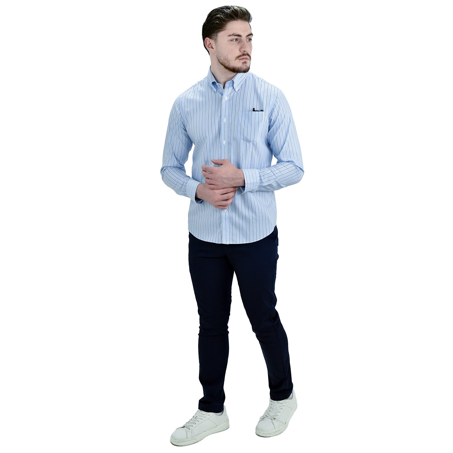 Men's Wrinkle Free Cotton Shirt: Comfort & Style