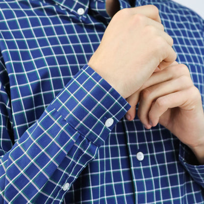Men's Wrinkle Free Cotton Shirt: Comfort & Style
