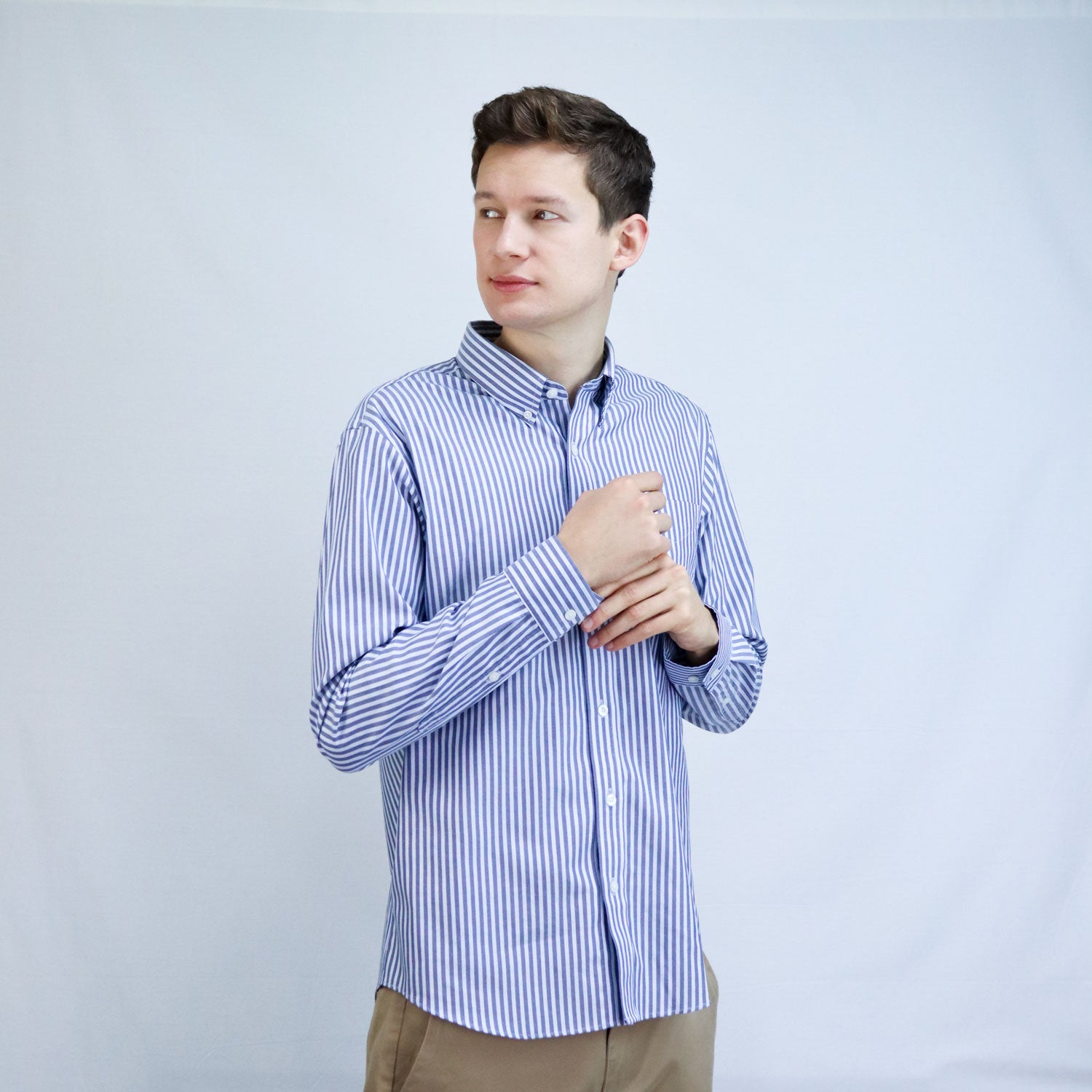 Men's Wrinkle Free Cotton Shirt: Comfort & Style