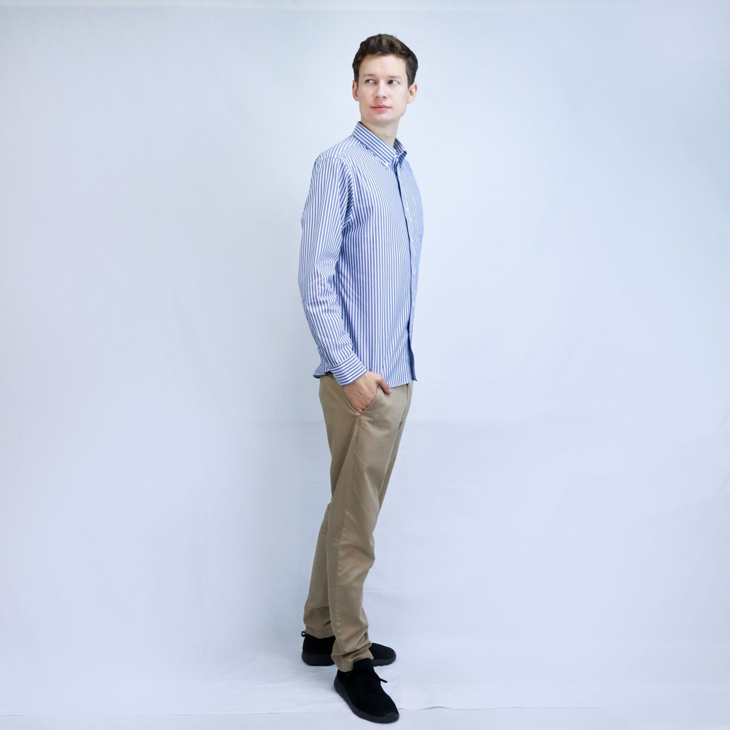 Men's Wrinkle Free Cotton Shirt: Comfort & Style