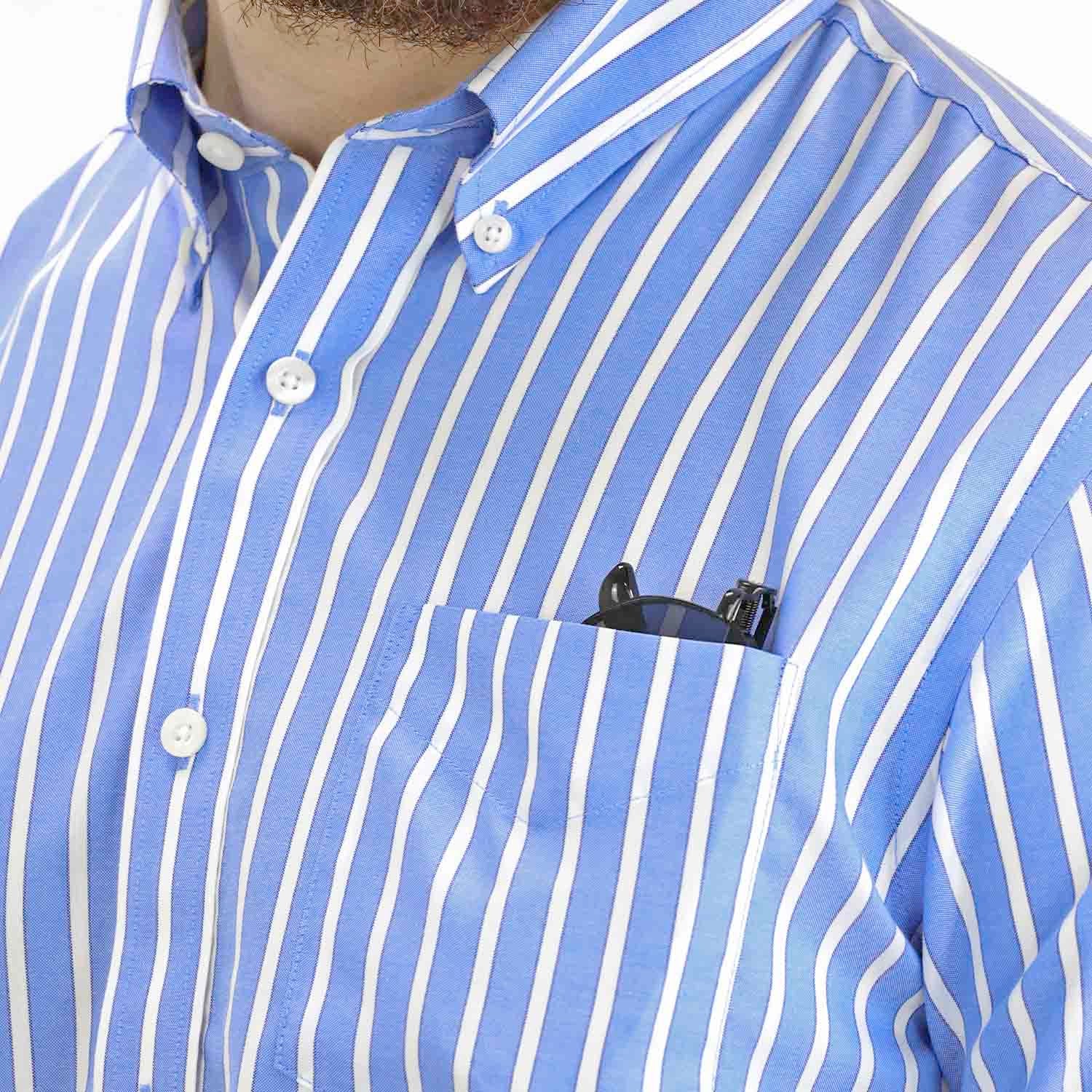 Men's Wrinkle Free Cotton Shirt: Comfort & Style