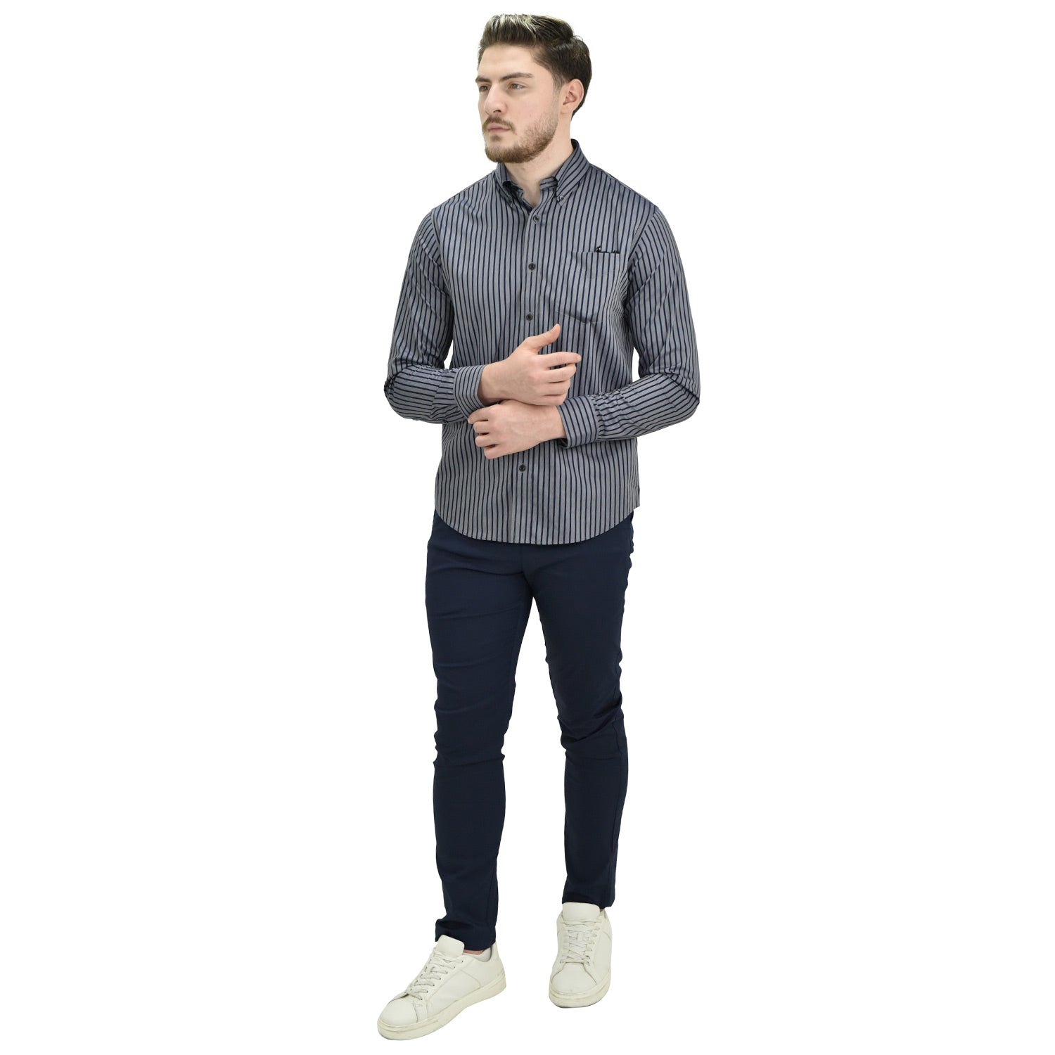 Men's Wrinkle Free Cotton Shirt: Comfort & Style