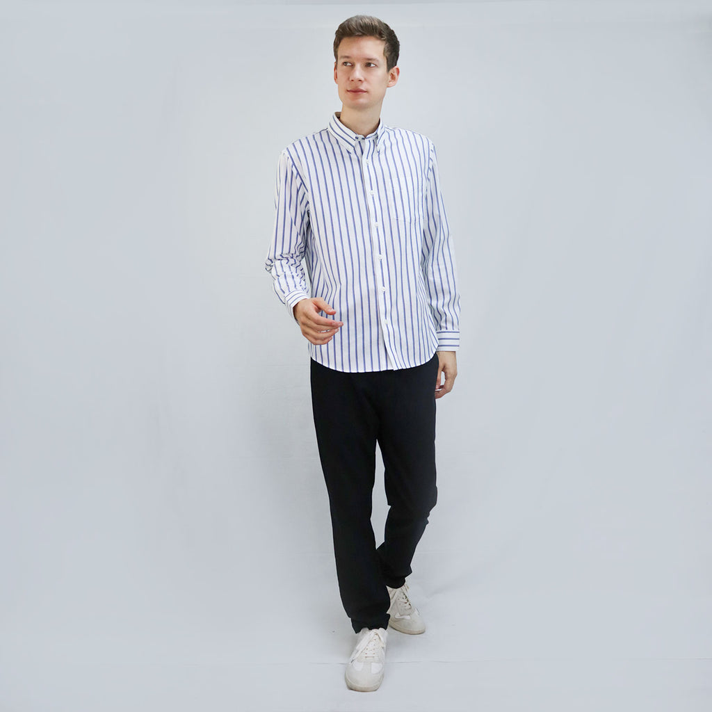 Men's Wrinkle Free Cotton Shirt: Comfort & Style