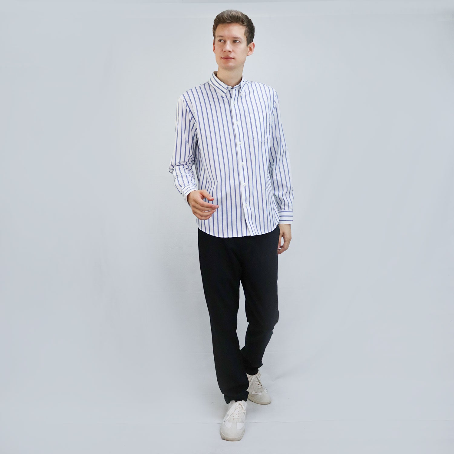 Men's Wrinkle Free Cotton Shirt: Comfort & Style