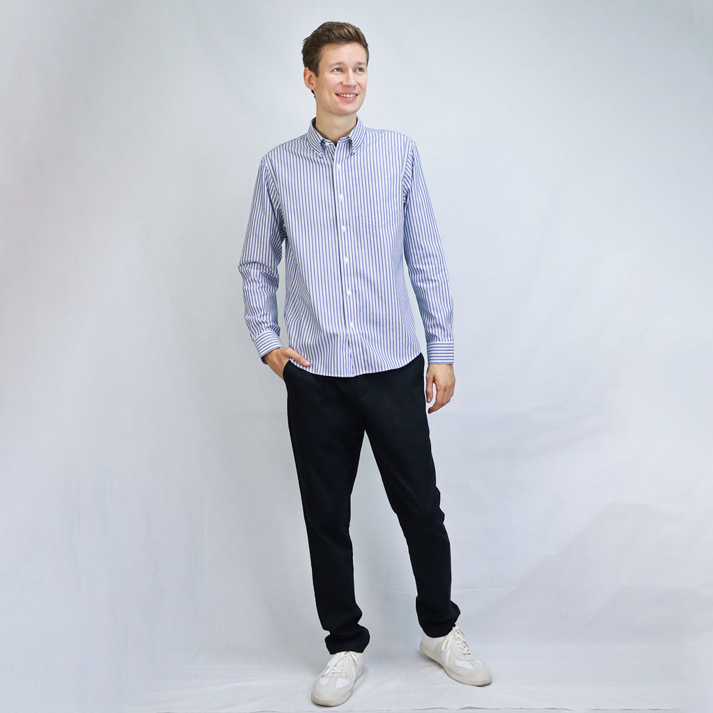 Men's Wrinkle Free Cotton Shirt: Comfort & Style