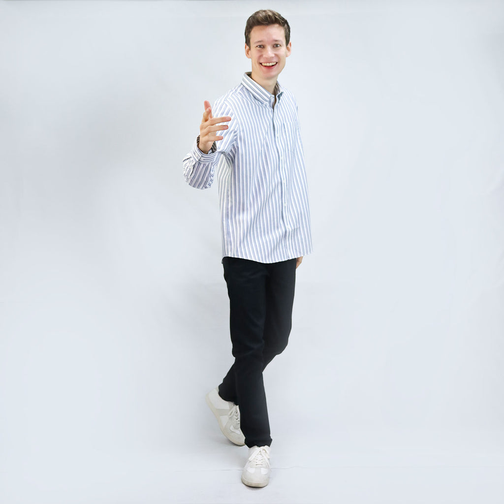 Men's Wrinkle Free Cotton Shirt: Comfort & Style