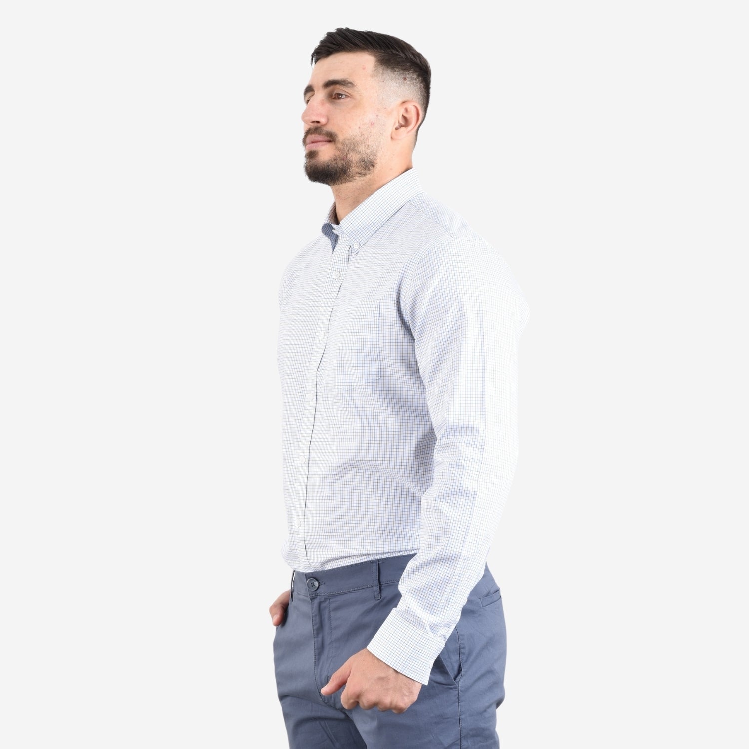 Men's Wrinkle Free Cotton Shirt: Comfort & Style