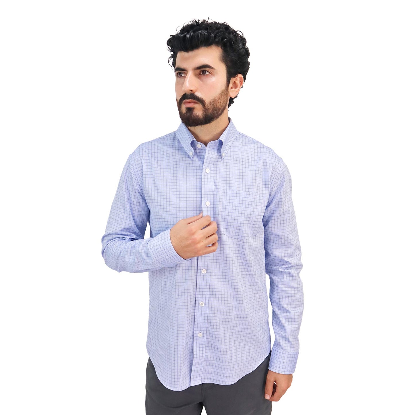 Men's Wrinkle Free Cotton Shirt: Comfort & Style