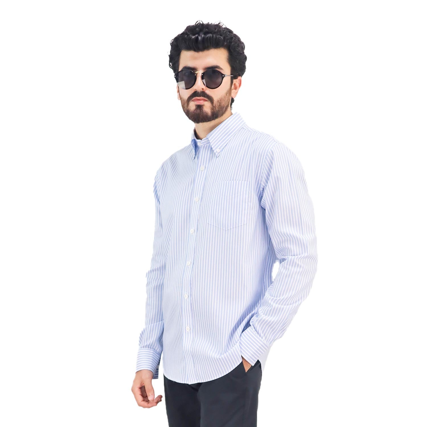 Men's Wrinkle Free Cotton Shirt: Comfort & Style