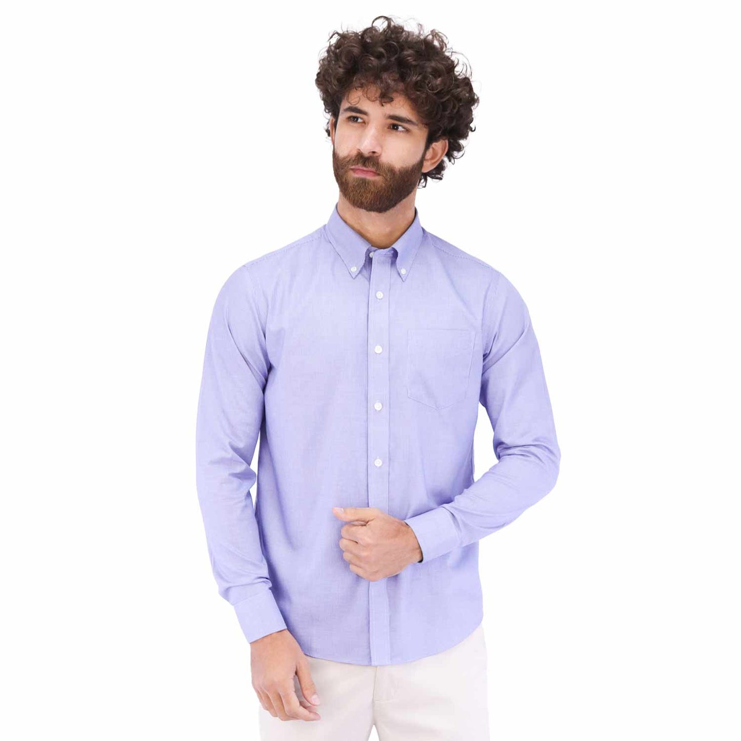 Men's Wrinkle Free Cotton Shirt: Comfort & Style