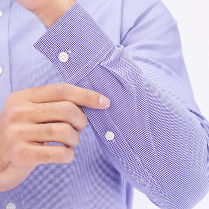 Men's Wrinkle Free Cotton Shirt: Comfort & Style