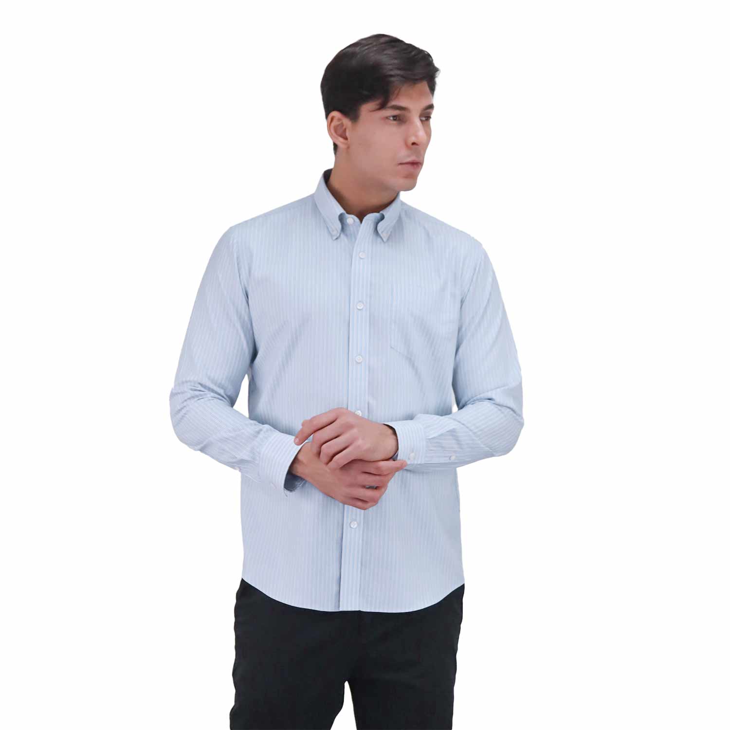Men's Wrinkle Free Cotton Shirt: Comfort & Style