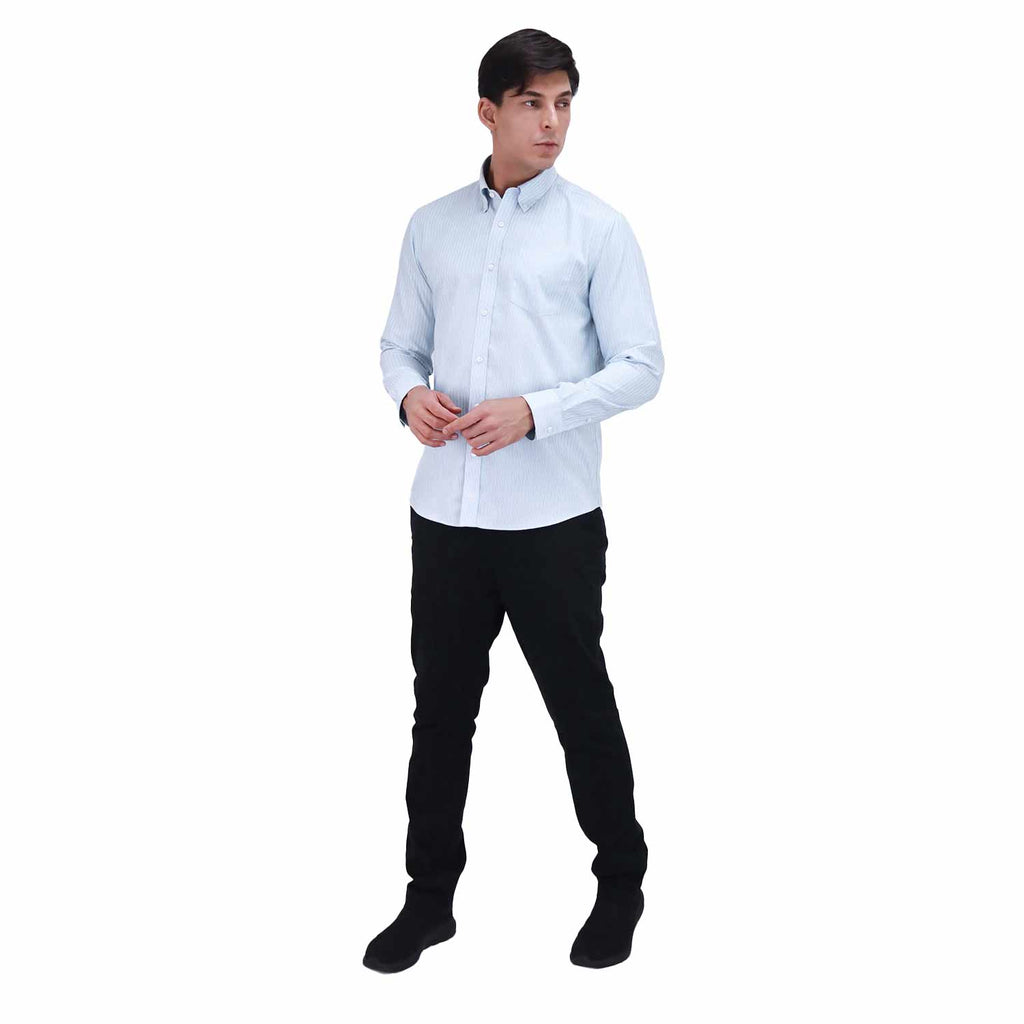Men's Wrinkle Free Cotton Shirt: Comfort & Style