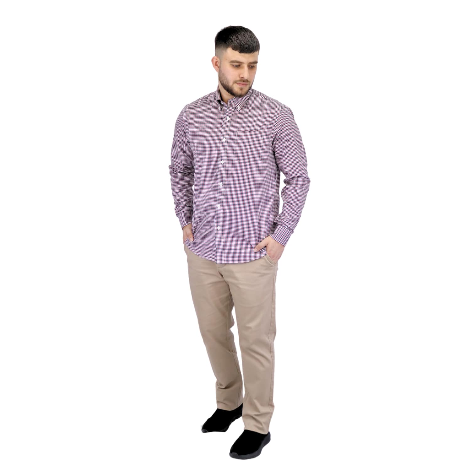 Men's Wrinkle Free Cotton Shirt: Comfort & Style