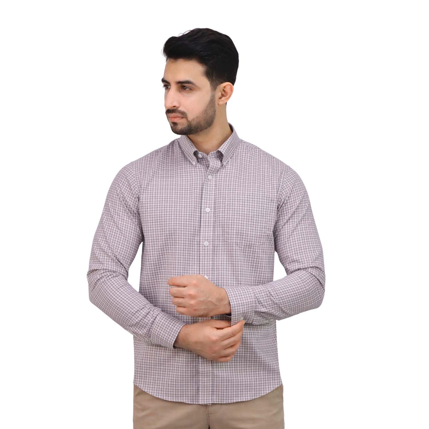 Men's Wrinkle Free Cotton Shirt: Comfort & Style