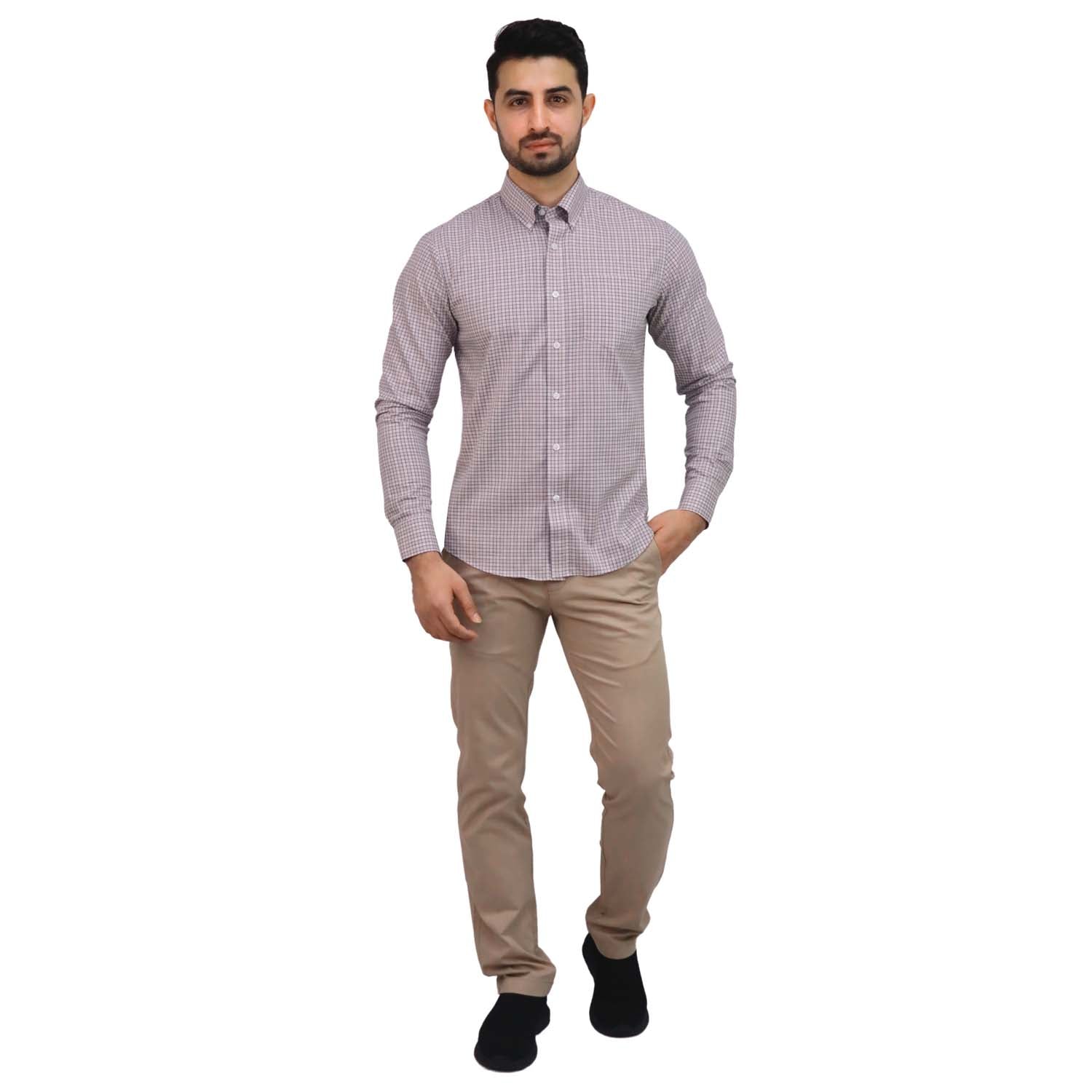 Men's Wrinkle Free Cotton Shirt: Comfort & Style