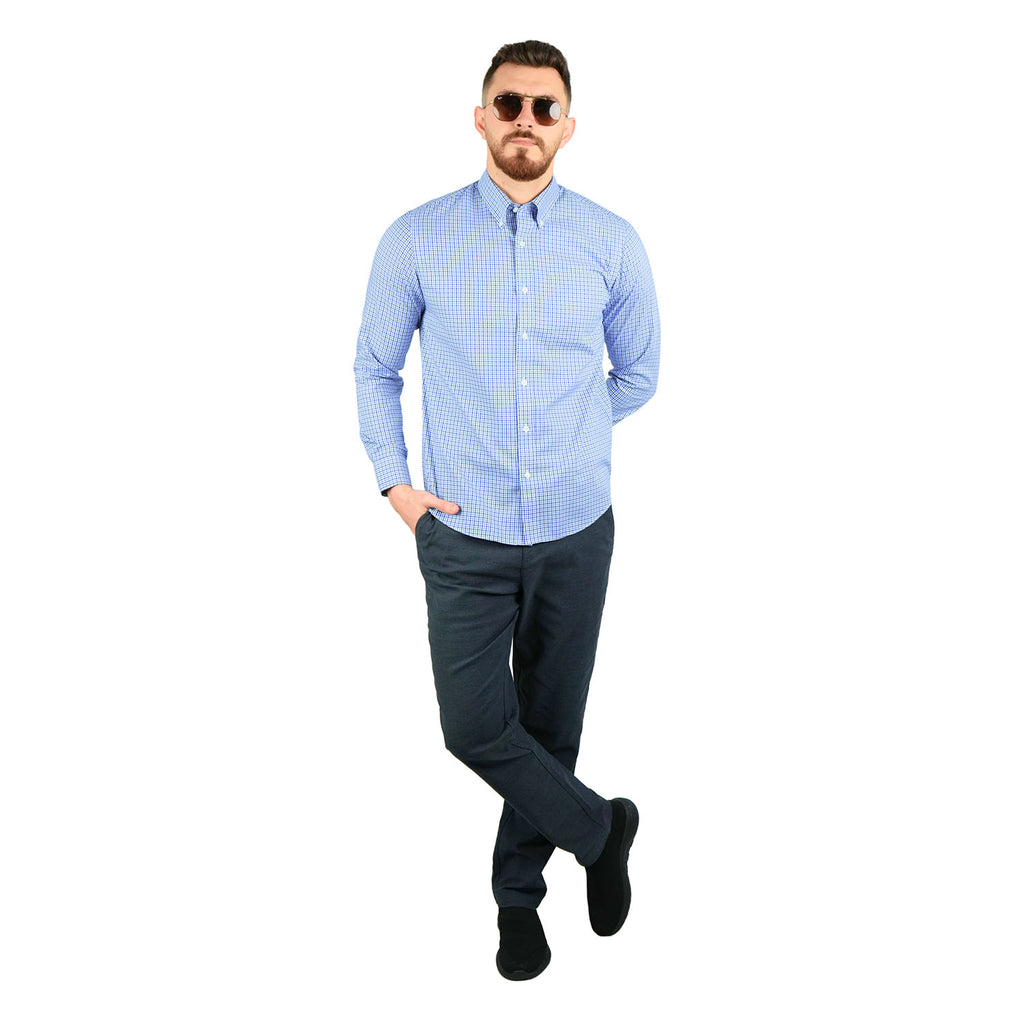 Men's Wrinkle Free Cotton Shirt: Comfort & Style