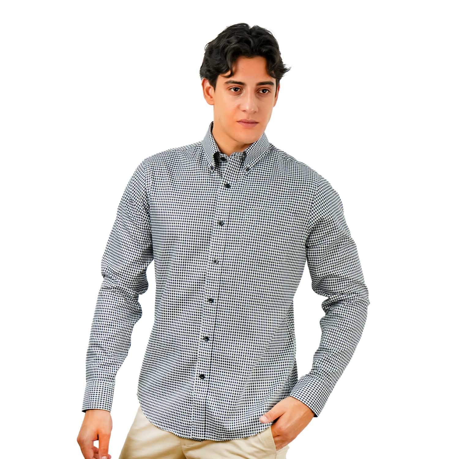 Men's Wrinkle Free Cotton Shirt: Comfort & Style