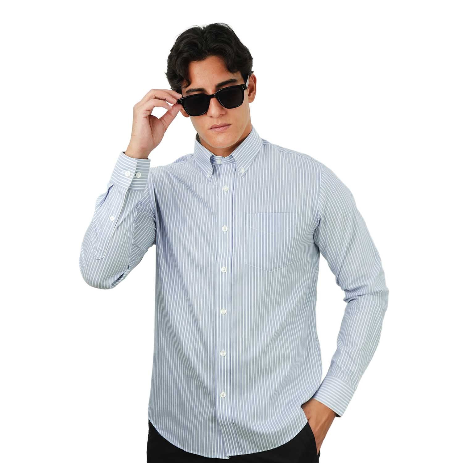 Men's Wrinkle Free Cotton Shirt: Comfort & Style