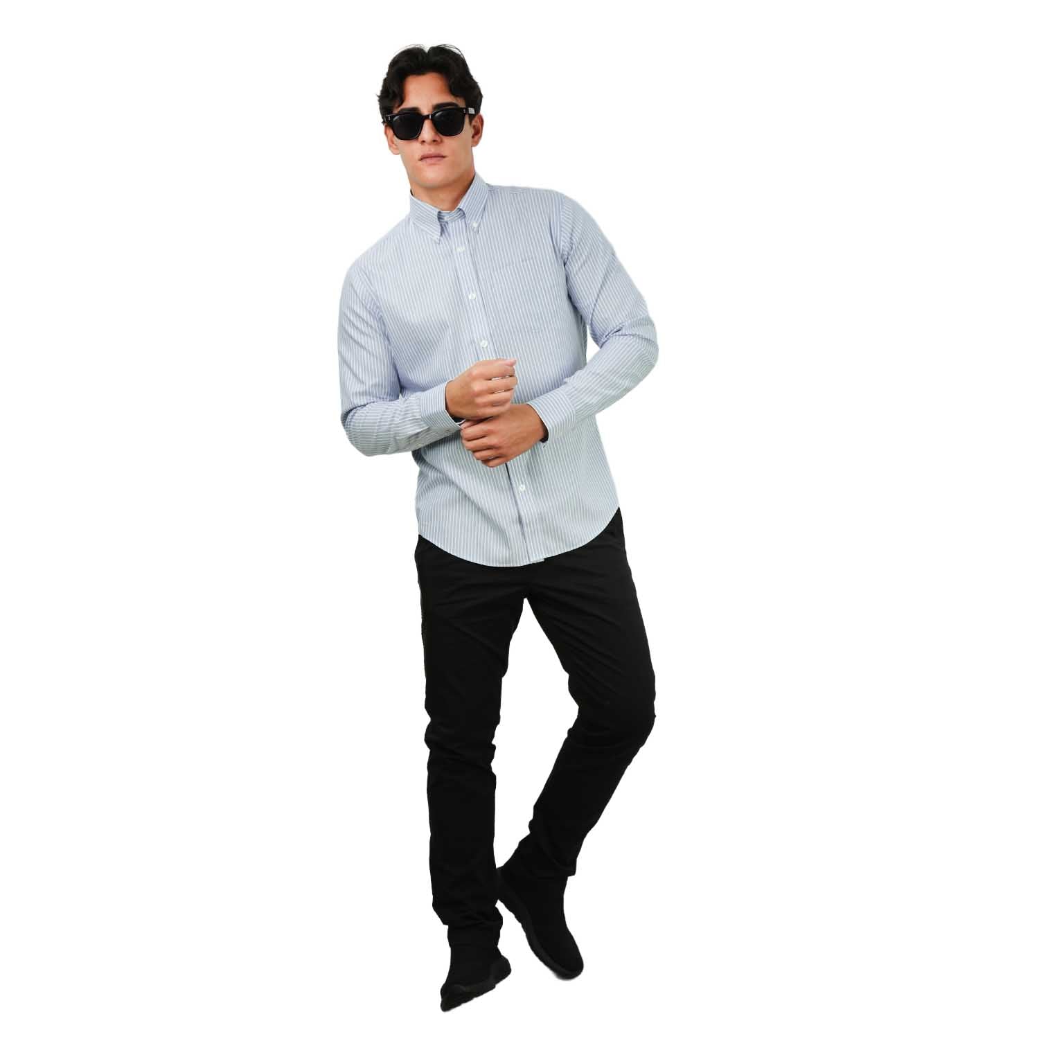 Men's Wrinkle Free Cotton Shirt: Comfort & Style