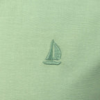 Men's Cotton Spandex Oxford Slim Fit Embroidery Shirt