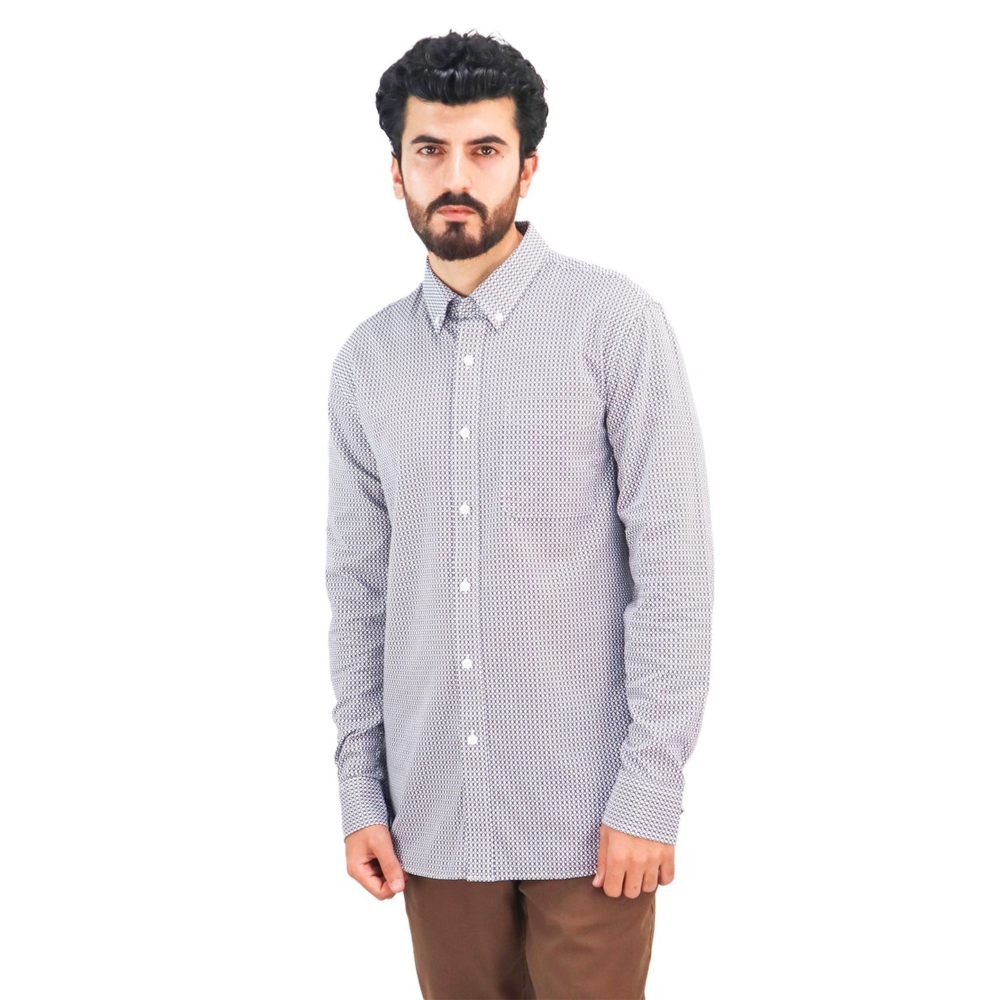Giordano Men's Oxford Shirt-Multicolor