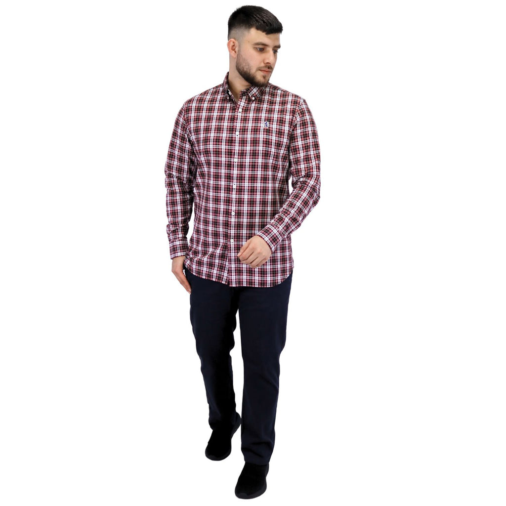Men's Cotton Oxford Full Opening Long Sleeve Slim Fit Shirt