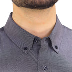 Men's Cotton Oxford Full Opening Long Sleeve Slim Fit Shirt