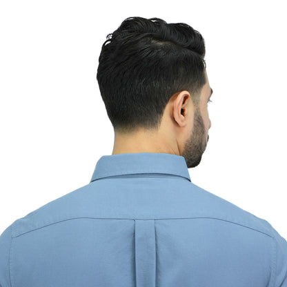 Men's Cotton Oxford Full Opening Long Sleeve Slim Fit Shirt