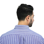 Men's Cotton Oxford Full Opening Long Sleeve Slim Fit Shirt
