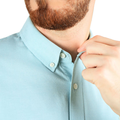 Men's Cotton Oxford Full Opening Long Sleeve Slim Fit Shirt