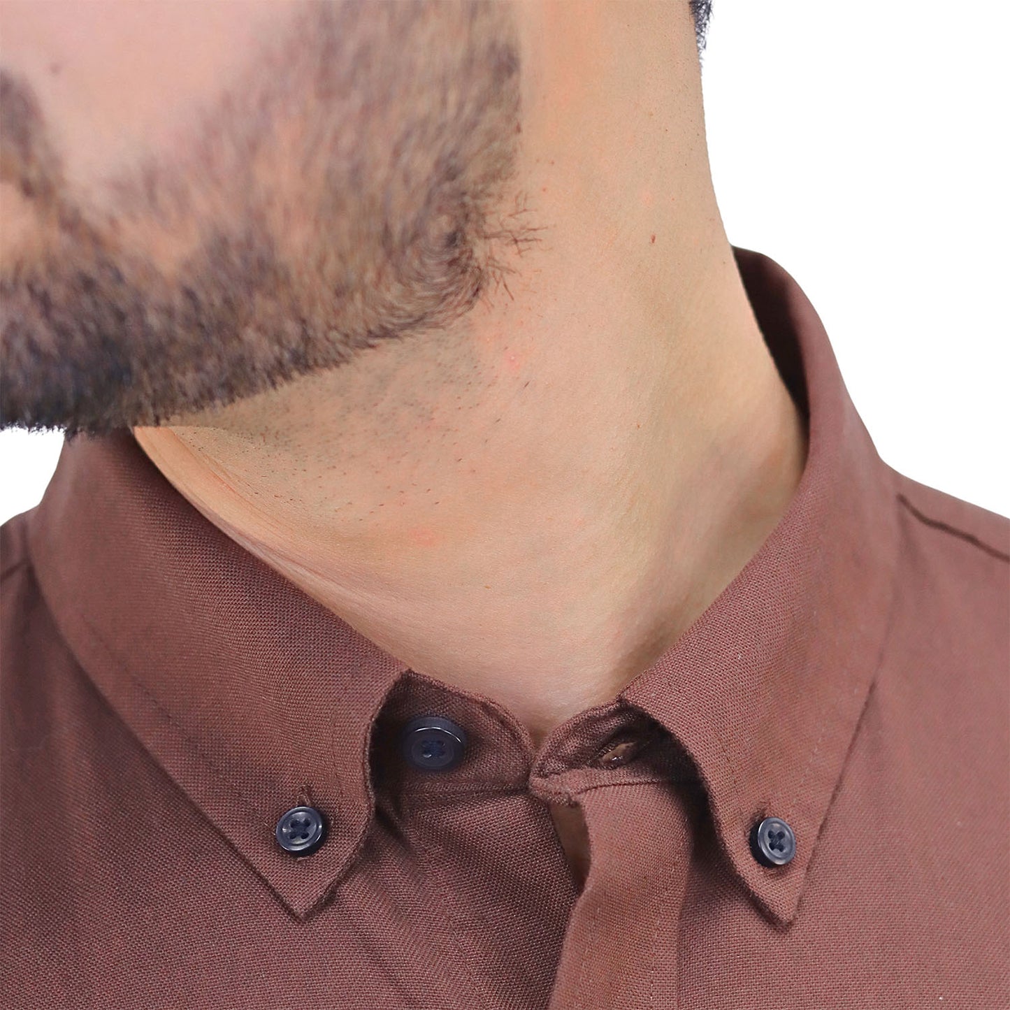 Men's Cotton Oxford Full Opening Long Sleeve Slim Fit Shirt