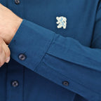 Men's Cotton Oxford Full Opening Long Sleeve Slim Fit Shirt