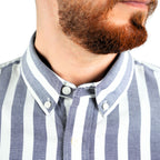 Men's Cotton Oxford Full Opening Long Sleeve Slim Fit Shirt