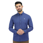 Giordano Men's Cotton Oxford Full Opening Long Sleeve Slim Fit Shirt-Multicolor