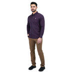 Men's Cotton Oxford Full Opening Long Sleeve Slim Fit Shirt