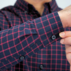 Men's Cotton Oxford Full Opening Long Sleeve Slim Fit Shirt