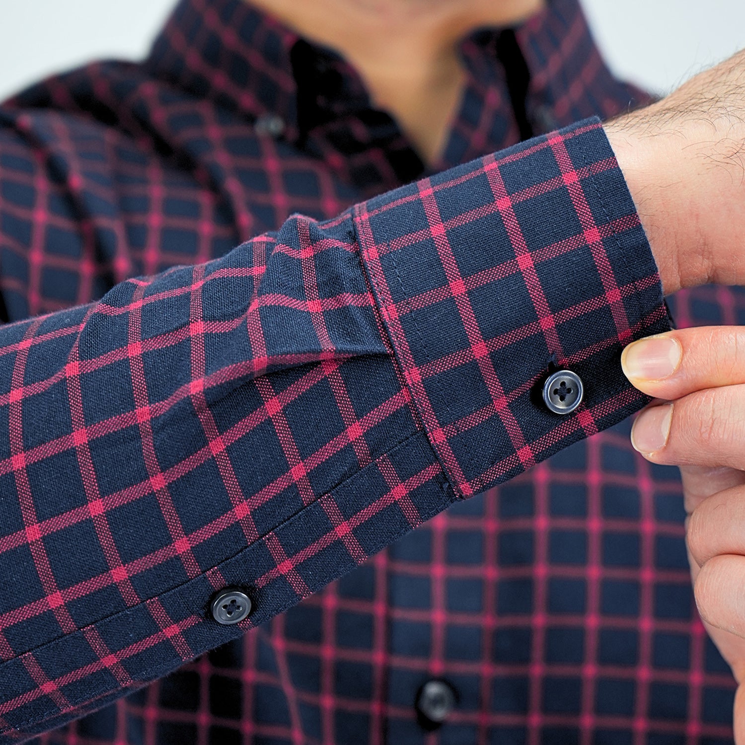 Men's Cotton Oxford Full Opening Long Sleeve Slim Fit Shirt