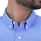 Men's Cotton Oxford Full Opening Long Sleeve Slim Fit Shirt