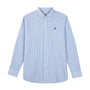Giordano Men's Cotton Oxford Full Opening Long Sleeve Slim Fit Shirt-Multicolor