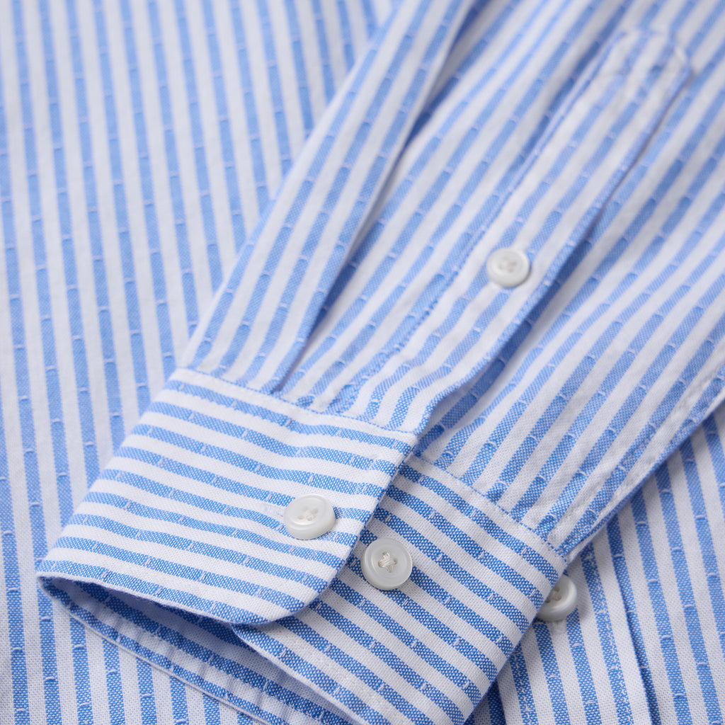 Men's Cotton Oxford Full Opening Long Sleeve Slim Fit Shirt