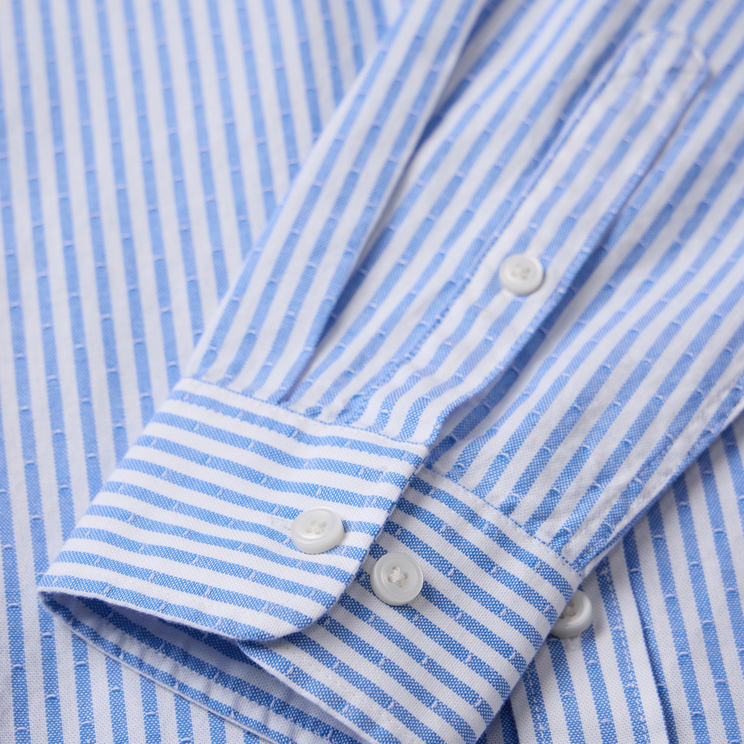 Men's Cotton Oxford Full Opening Long Sleeve Slim Fit Shirt