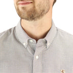 Men's Shirt With Small Lion Embroidery