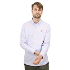 Men's Shirt With Small Lion Embroidery
